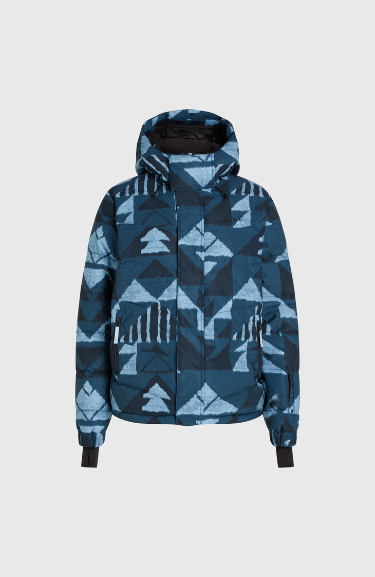 Z.E.N. Puffer Hybrid wintersportjas | Blue Triangle Ikat