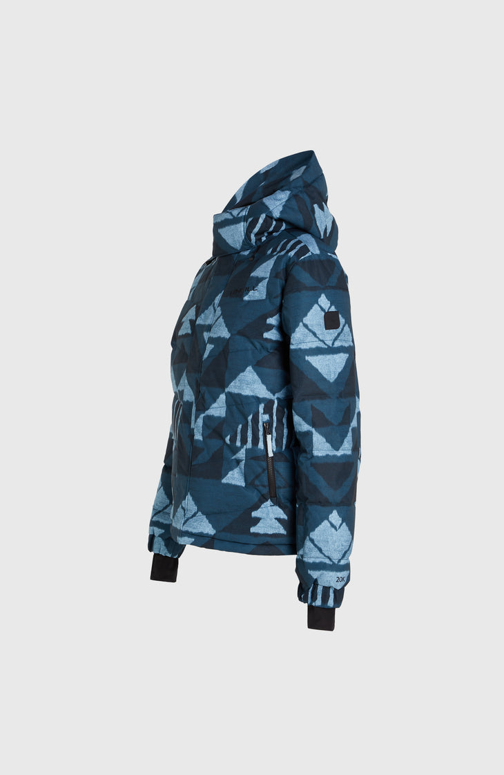 Z.E.N. Puffer Hybrid wintersportjas | Blue Triangle Ikat