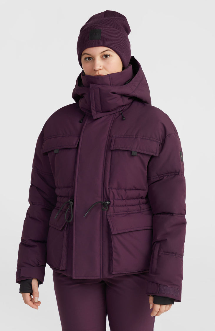 Z.E.N. Hybrid wintersportjas | Aubergine