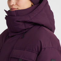 Z.E.N. Hybrid wintersportjas | Aubergine