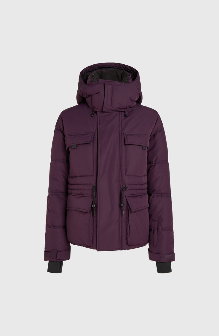 Z.E.N. Hybrid wintersportjas | Aubergine