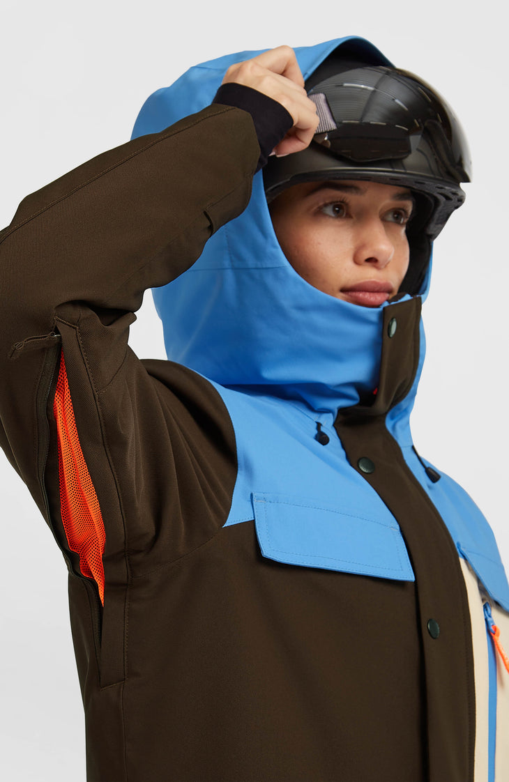 FWC'Peak Pro wintersportjas | Blue Poppy Colour Block