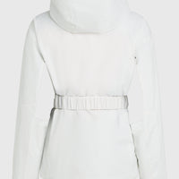 FWC'Cruz Hybrid Belted wintersportjas | Snow White Colour Block