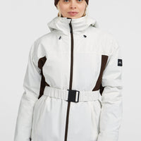 FWC'Cruz Hybrid Belted wintersportjas | Snow White Colour Block