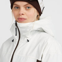 FWC'Cruz Hybrid Belted wintersportjas | Snow White Colour Block