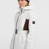 FWC'Cruz Hybrid Belted wintersportjas | Snow White Colour Block