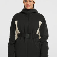 FWC'Cruz Hybrid Belted wintersportjas | Black Out Colour Block