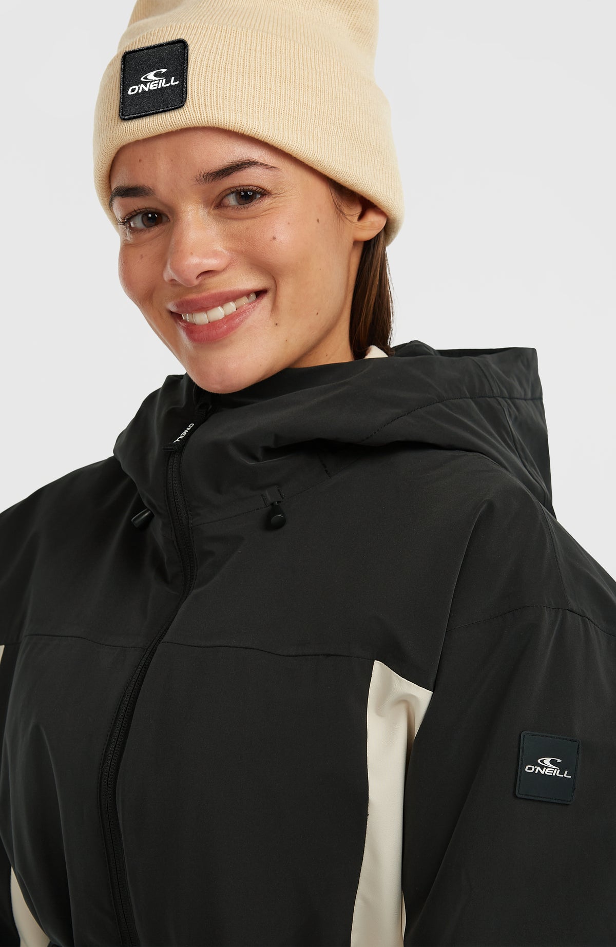 FWC'Cruz Hybrid Belted wintersportjas | Black Out Colour Block