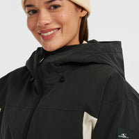 FWC'Cruz Hybrid Belted wintersportjas | Black Out Colour Block