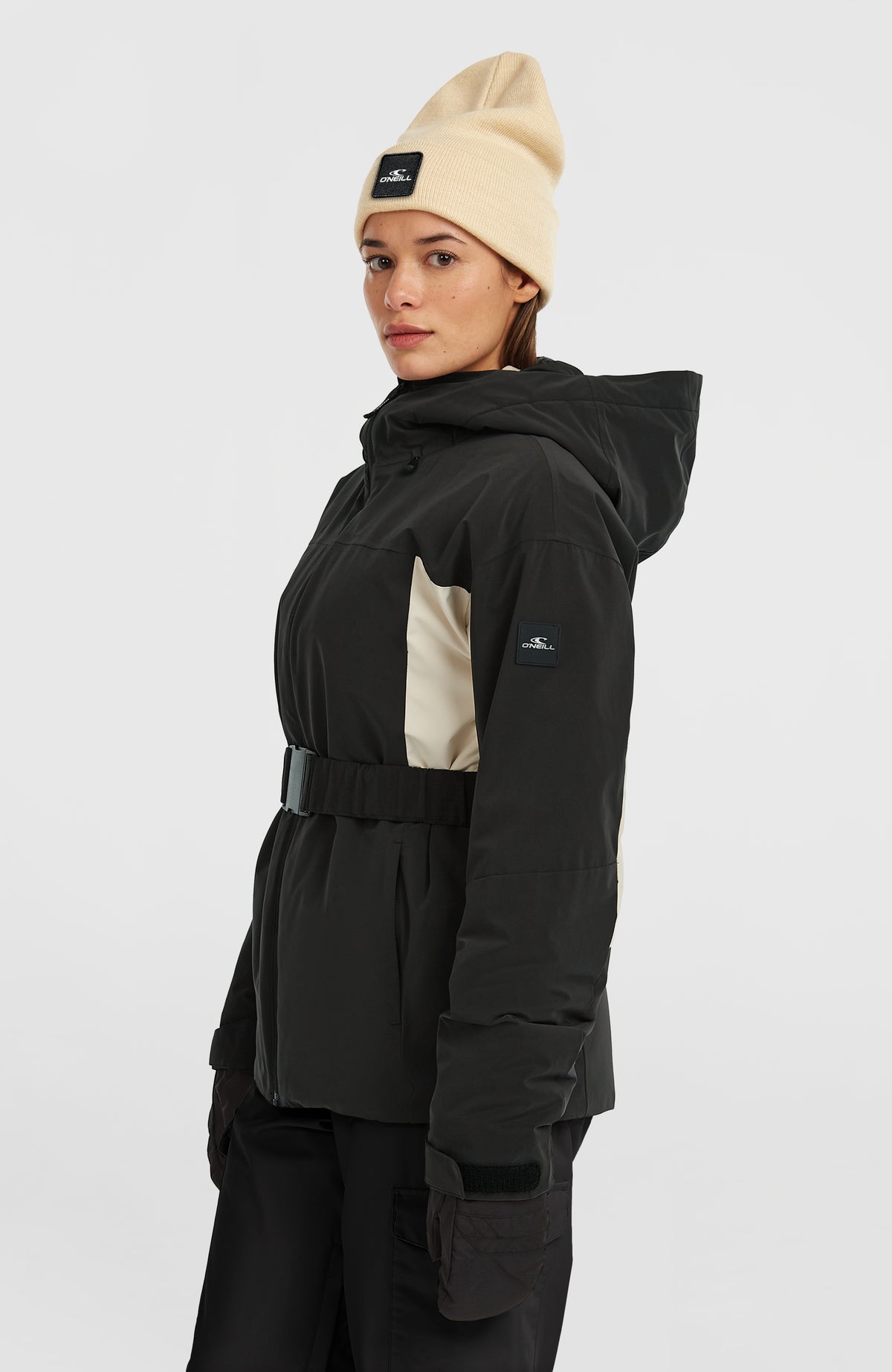 FWC'Cruz Hybrid Belted wintersportjas | Black Out Colour Block