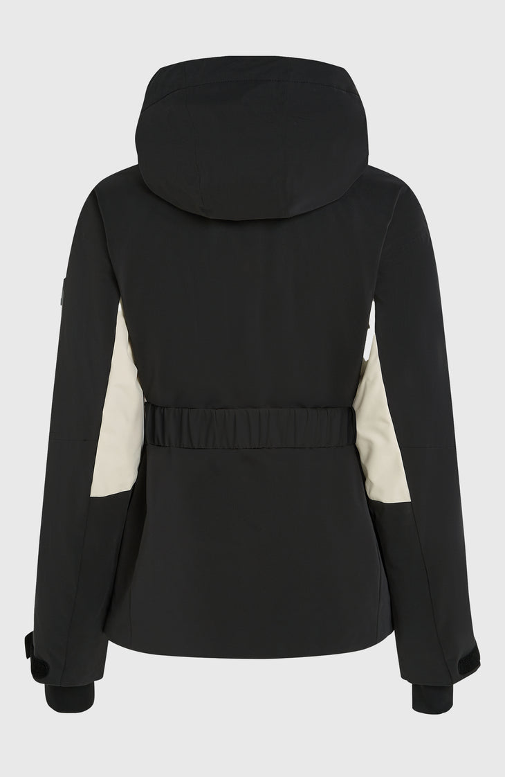 FWC'Cruz Hybrid Belted wintersportjas | Black Out Colour Block