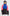 FWC'Play Asymmetric wintersportjas | Active Blue Colour Block