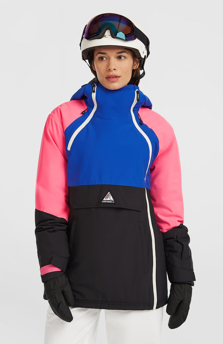 FWC'Play Asymmetric wintersportjas | Active Blue Colour Block