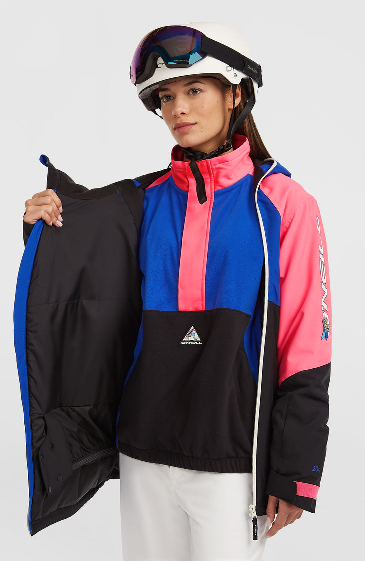 FWC'Play Asymmetric wintersportjas | Active Blue Colour Block