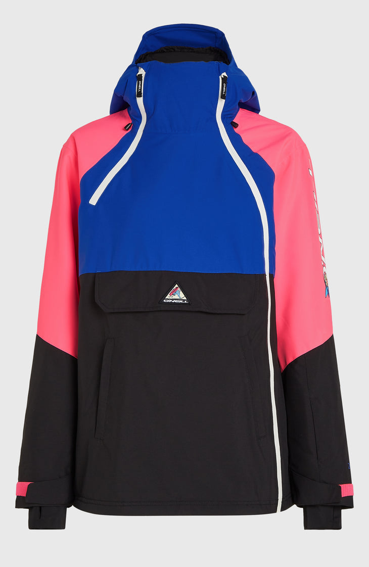FWC'Play Asymmetric wintersportjas | Active Blue Colour Block