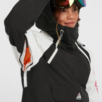 FWC'Play Asymmetric wintersportjas | Black Out Colour Block