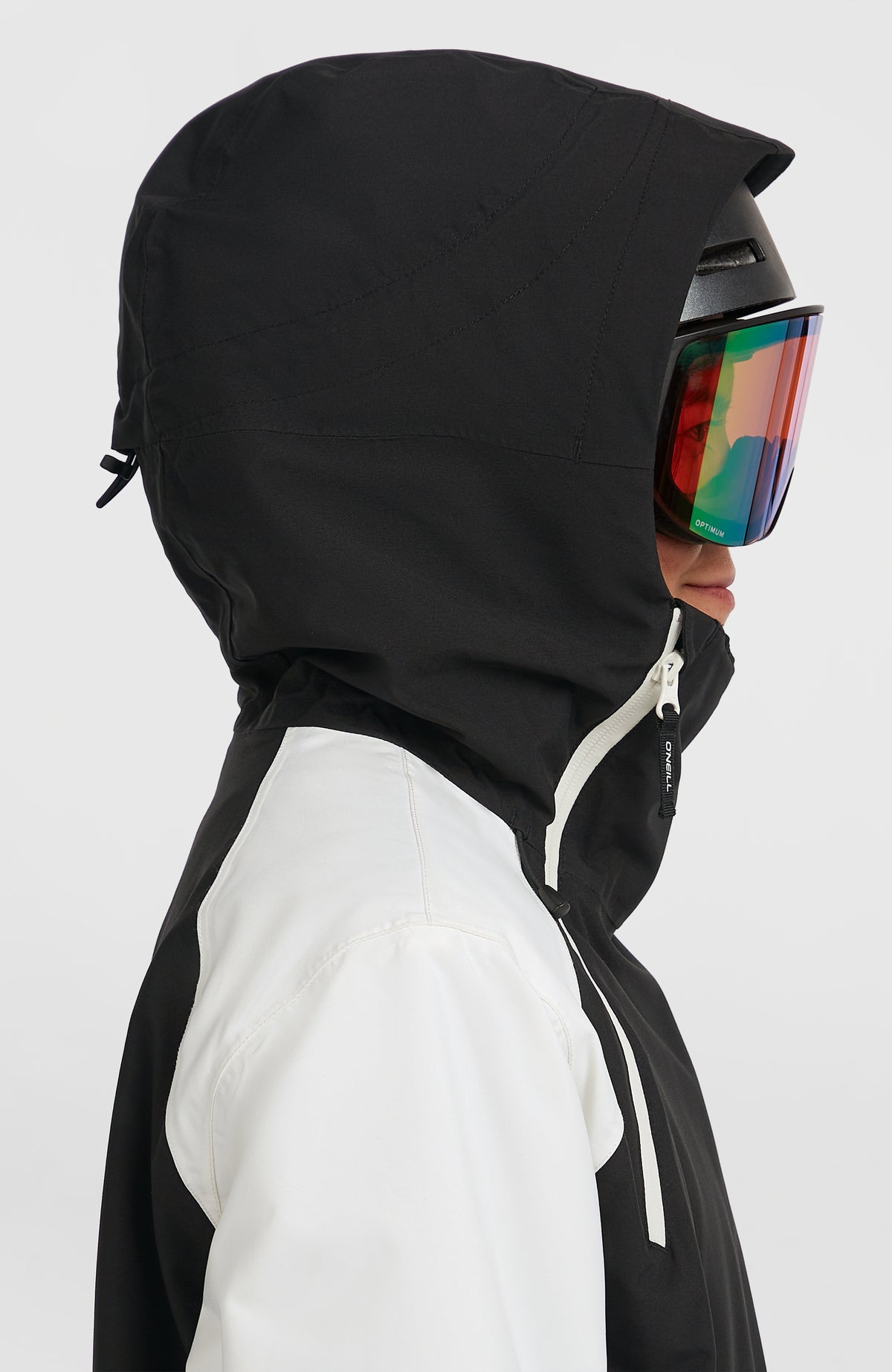 FWC'Play Asymmetric wintersportjas | Black Out Colour Block