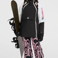 FWC'Play Asymmetric wintersportjas | Black Out Colour Block
