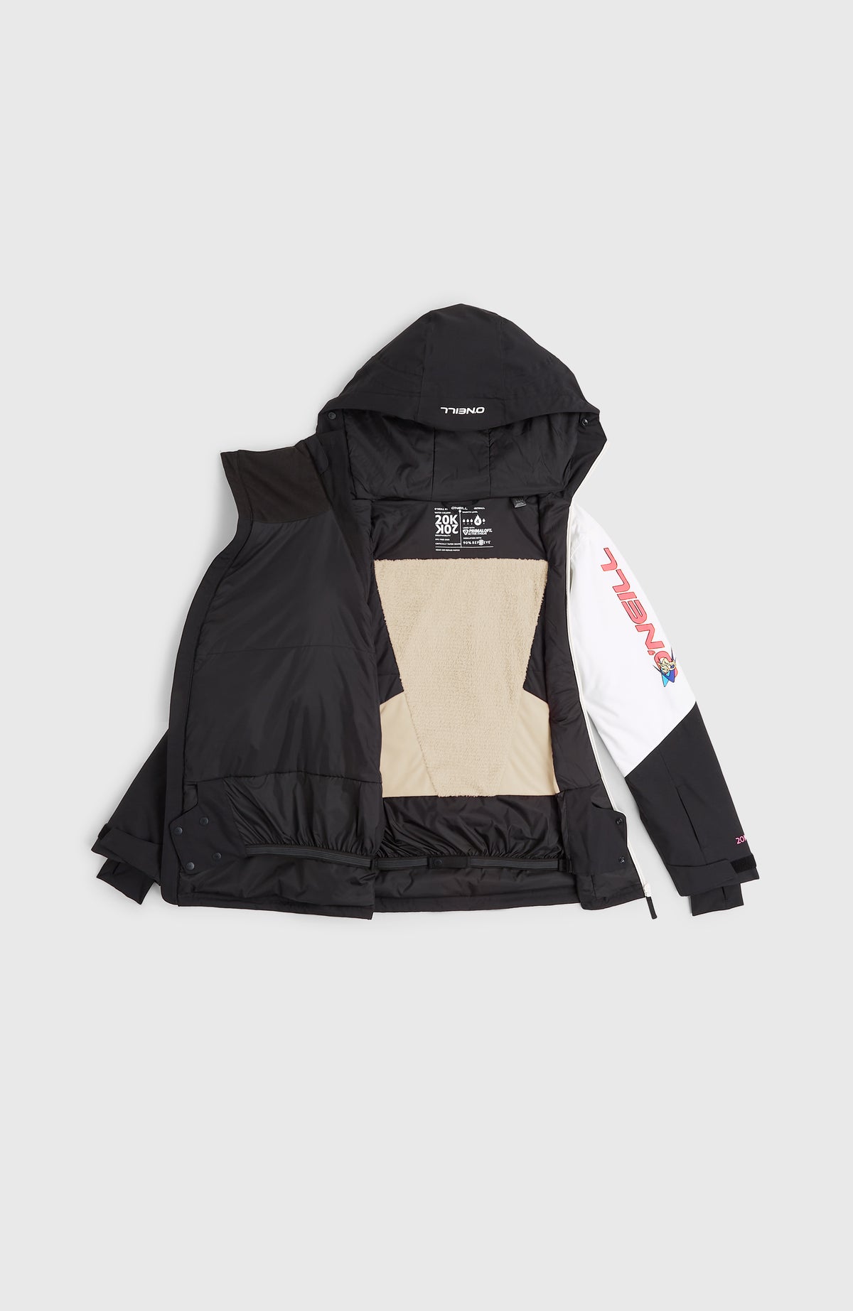FWC'Play Asymmetric wintersportjas | Black Out Colour Block