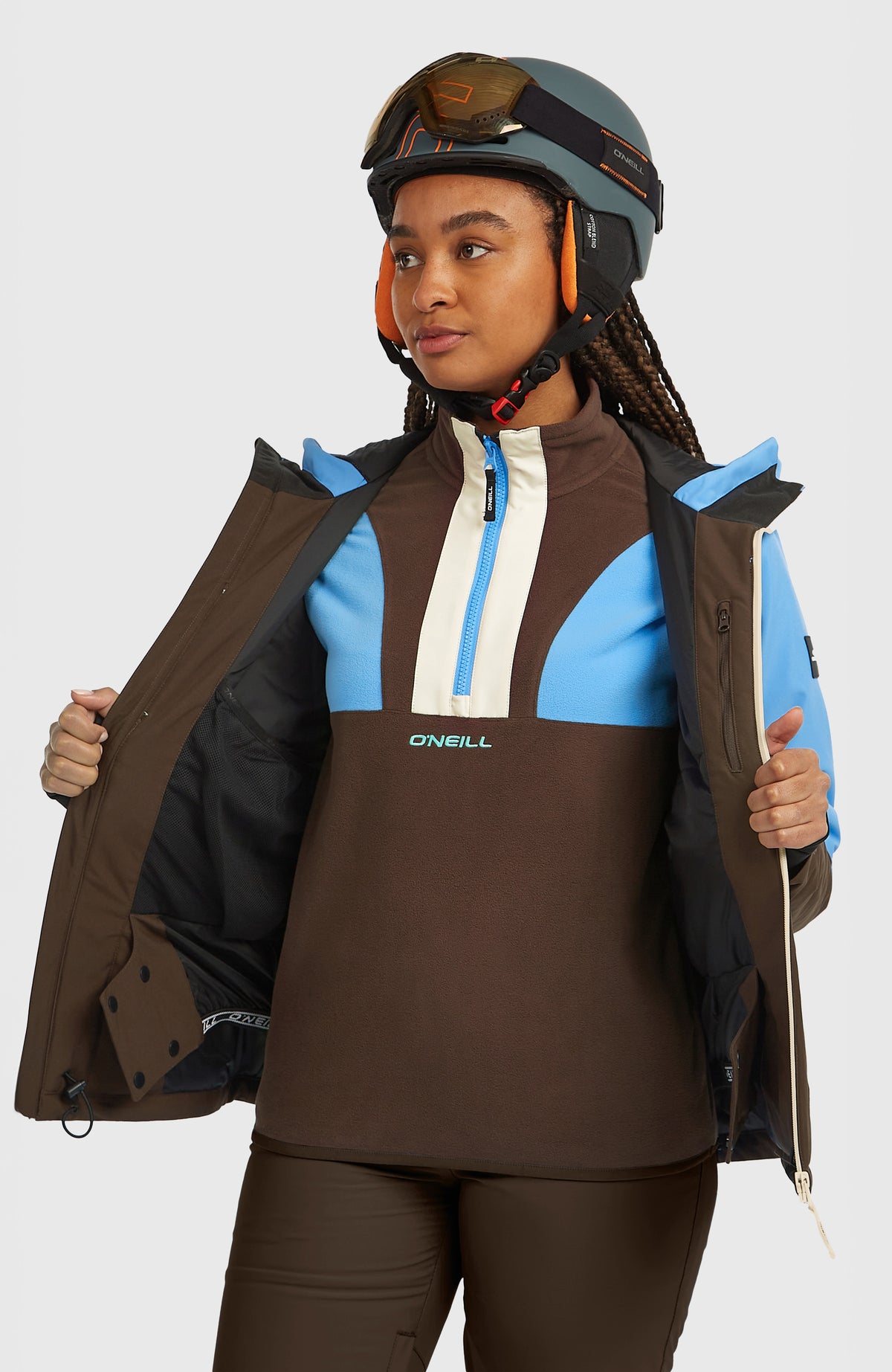 FWC'Cruz Triple wintersportjas | Blue Poppy Colour Block