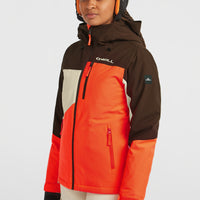 FWC'Cruz Triple wintersportjas | Coffee Bean Colour Block