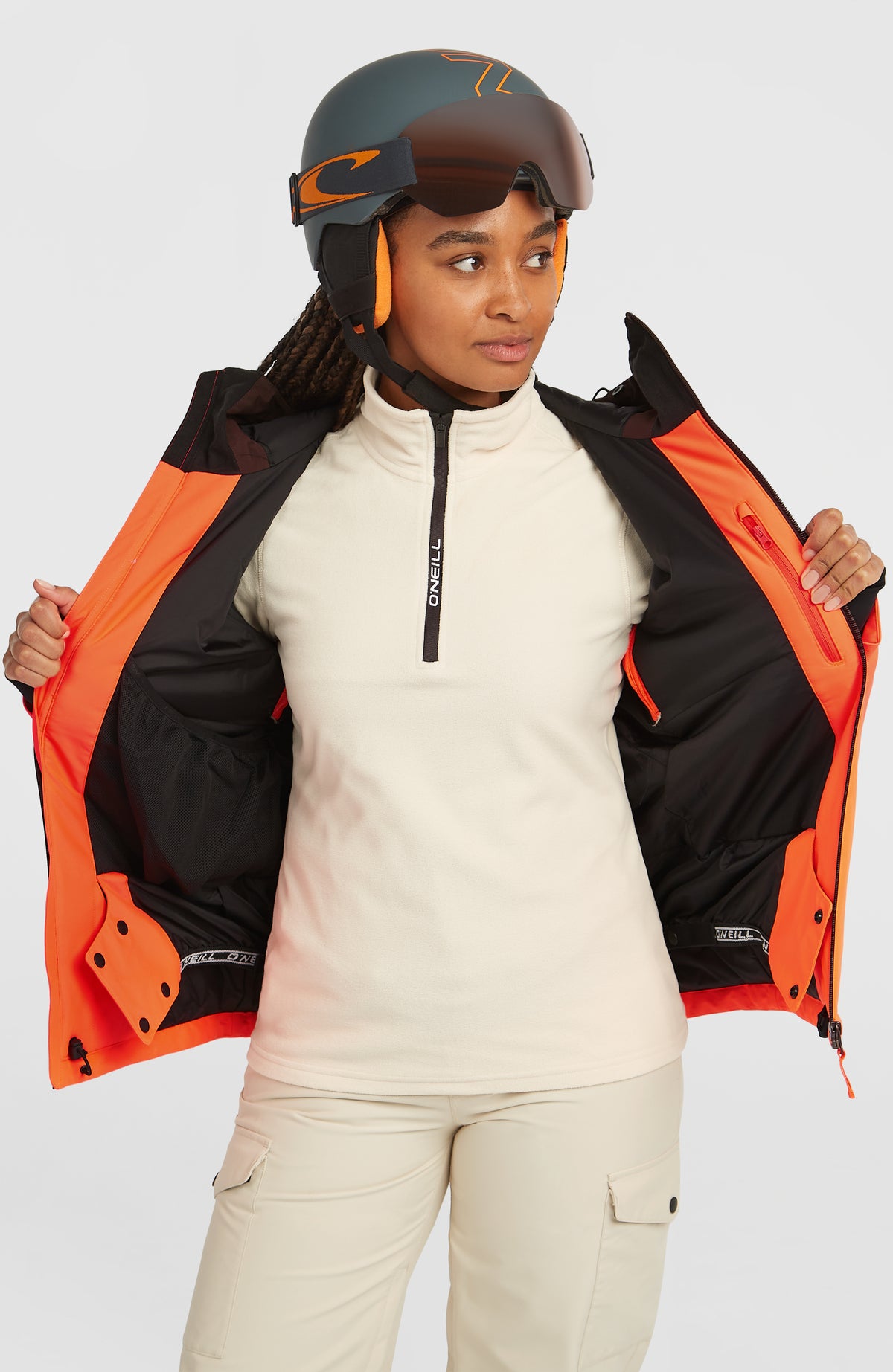 FWC'Cruz Triple wintersportjas | Coffee Bean Colour Block