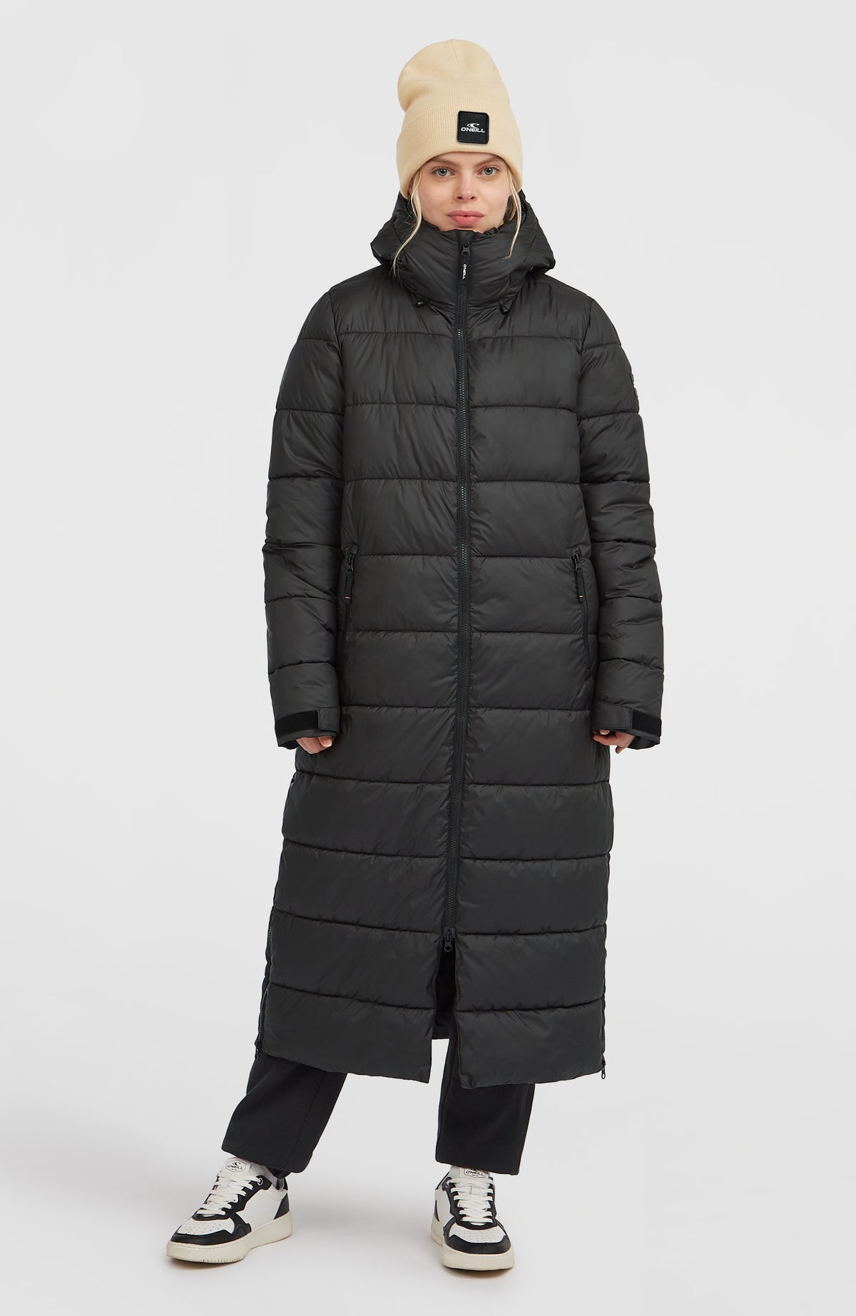 Must-Have lange pufferjas | Black Out