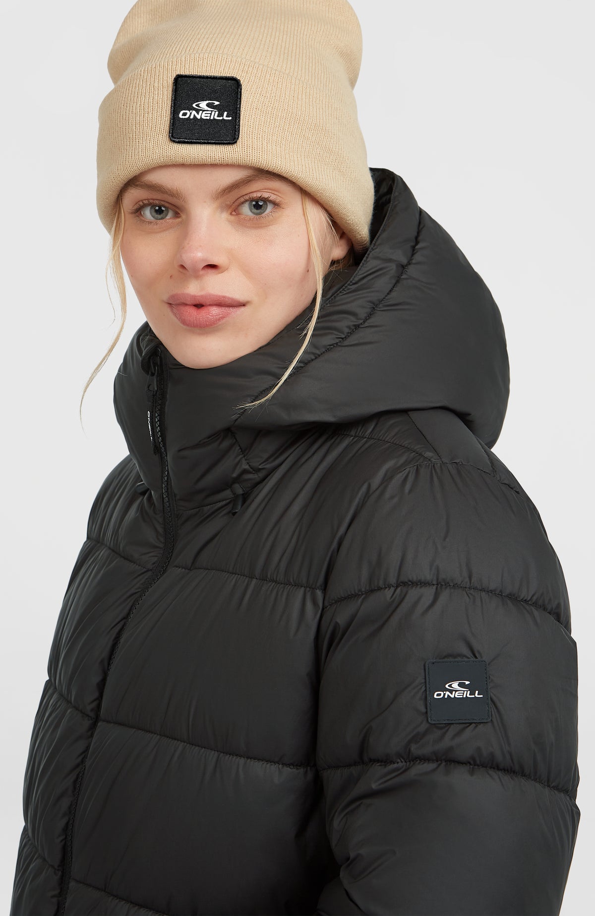 Must-Have lange pufferjas | Black Out