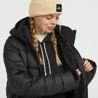 Must-Have lange pufferjas | Black Out