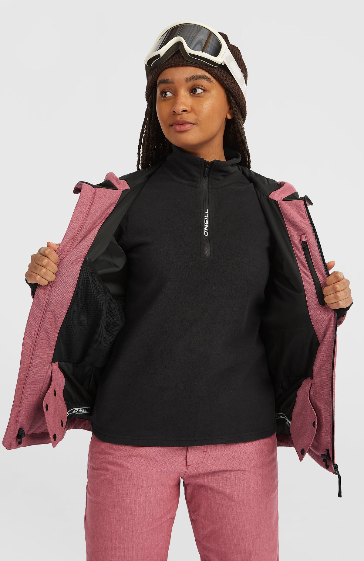 FWC'Cruz Melange wintersportjas | Skater Pink