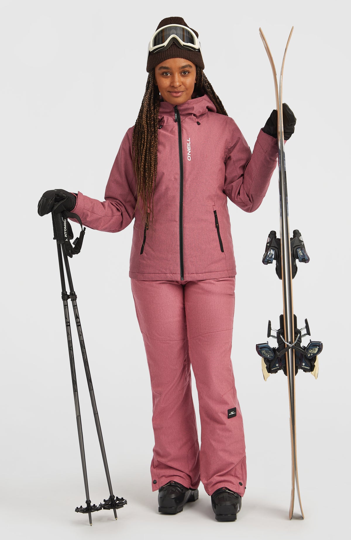 FWC'Cruz Melange wintersportjas | Skater Pink