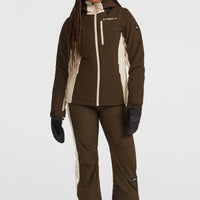 FWC'Cruz Duo wintersportjas | Coffee Bean Colour Block