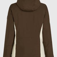 FWC'Cruz Duo wintersportjas | Coffee Bean Colour Block