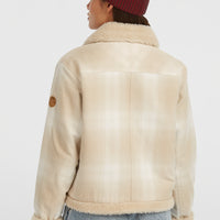 O'Riginals jas met fleecevoering | Beige Check