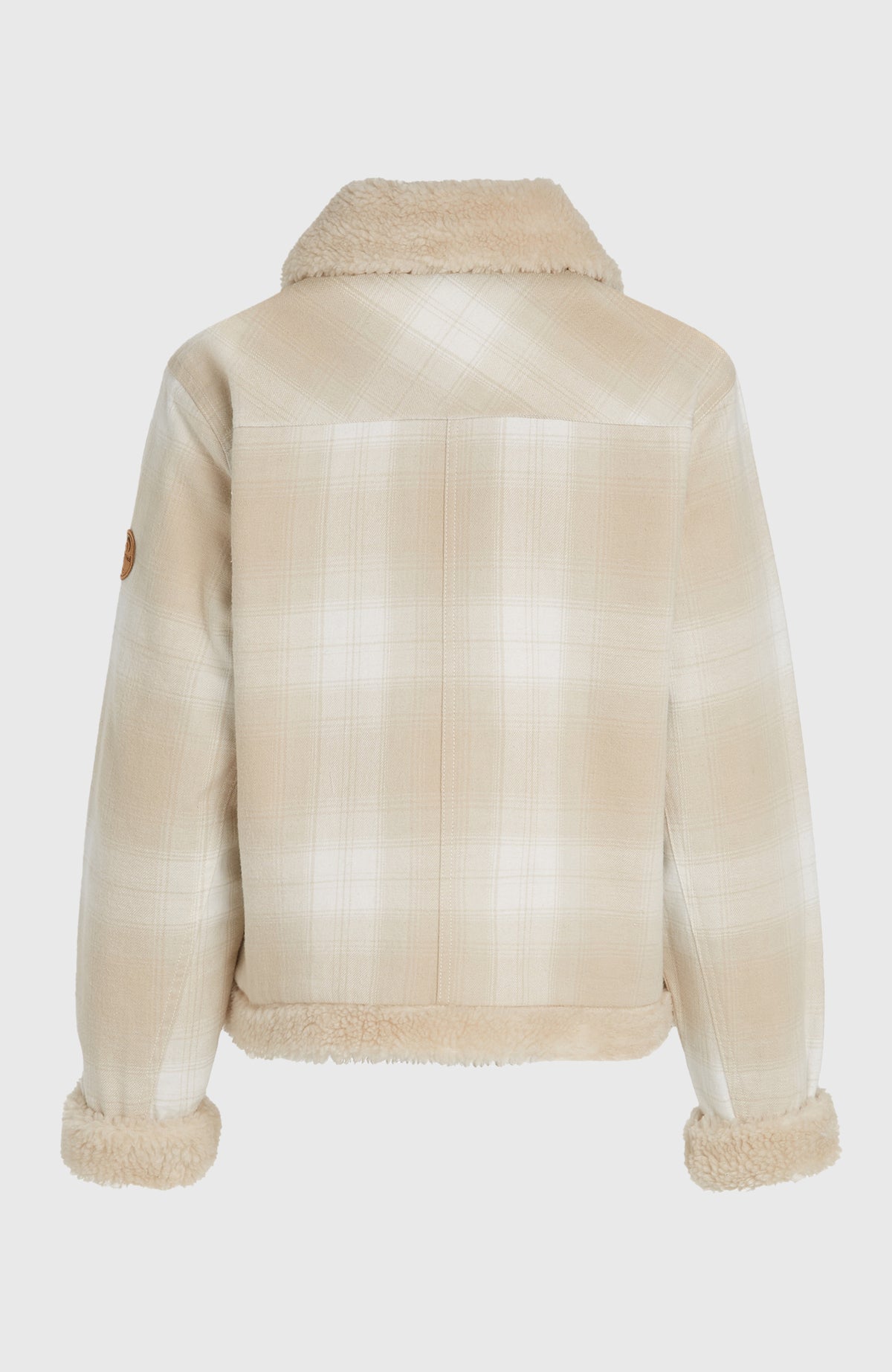 O'Riginals jas met fleecevoering | Beige Check