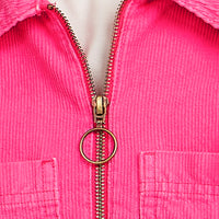 O'Riginals Cord jas | Carmine Rose