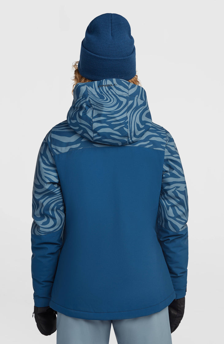FWC'Cruz Triple wintersportjas | Blue Swirl Zebra