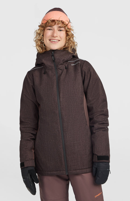 FWC'Cruz Melange wintersportjas | Purple Gray