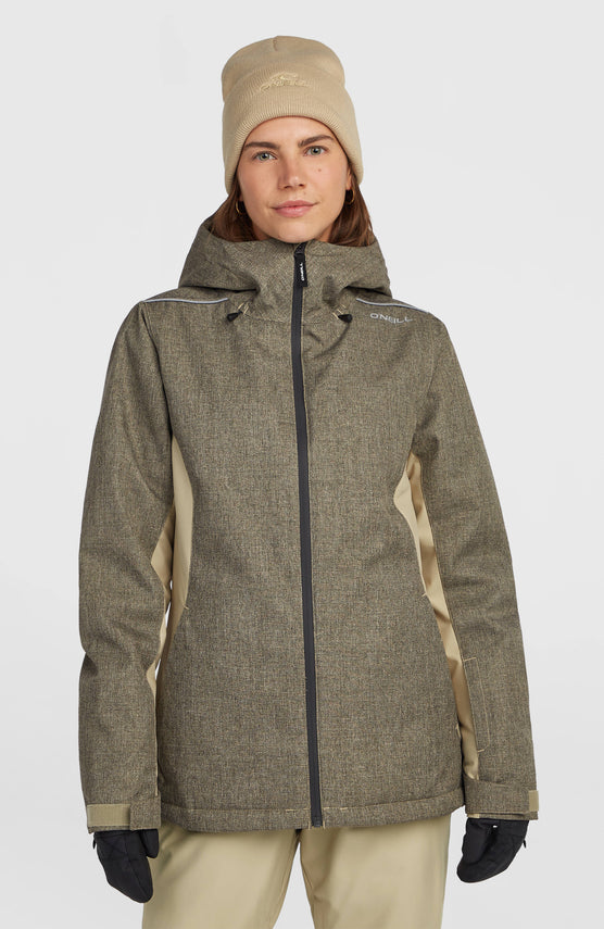 FWC'Cruz Melange wintersportjas | Olive Blush