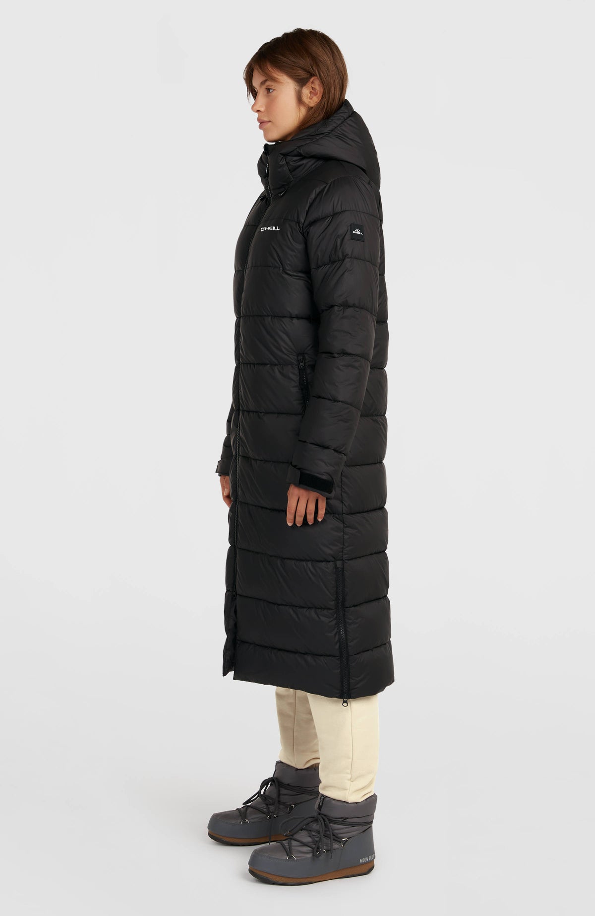 Must-Have lange pufferjas | Black Out