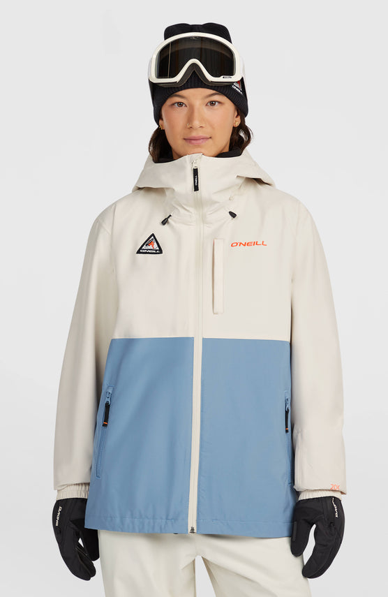 FWC'Play Park wintersportjas | Linen White Colour Block