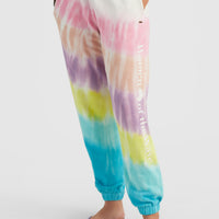 Women Of The Wave High-Waist Broek | Blue Tie Dye