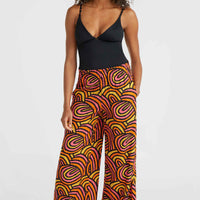 Malia Beach broek | Orange Rainbow Stripe