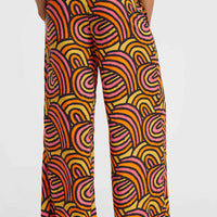 Malia Beach broek | Orange Rainbow Stripe