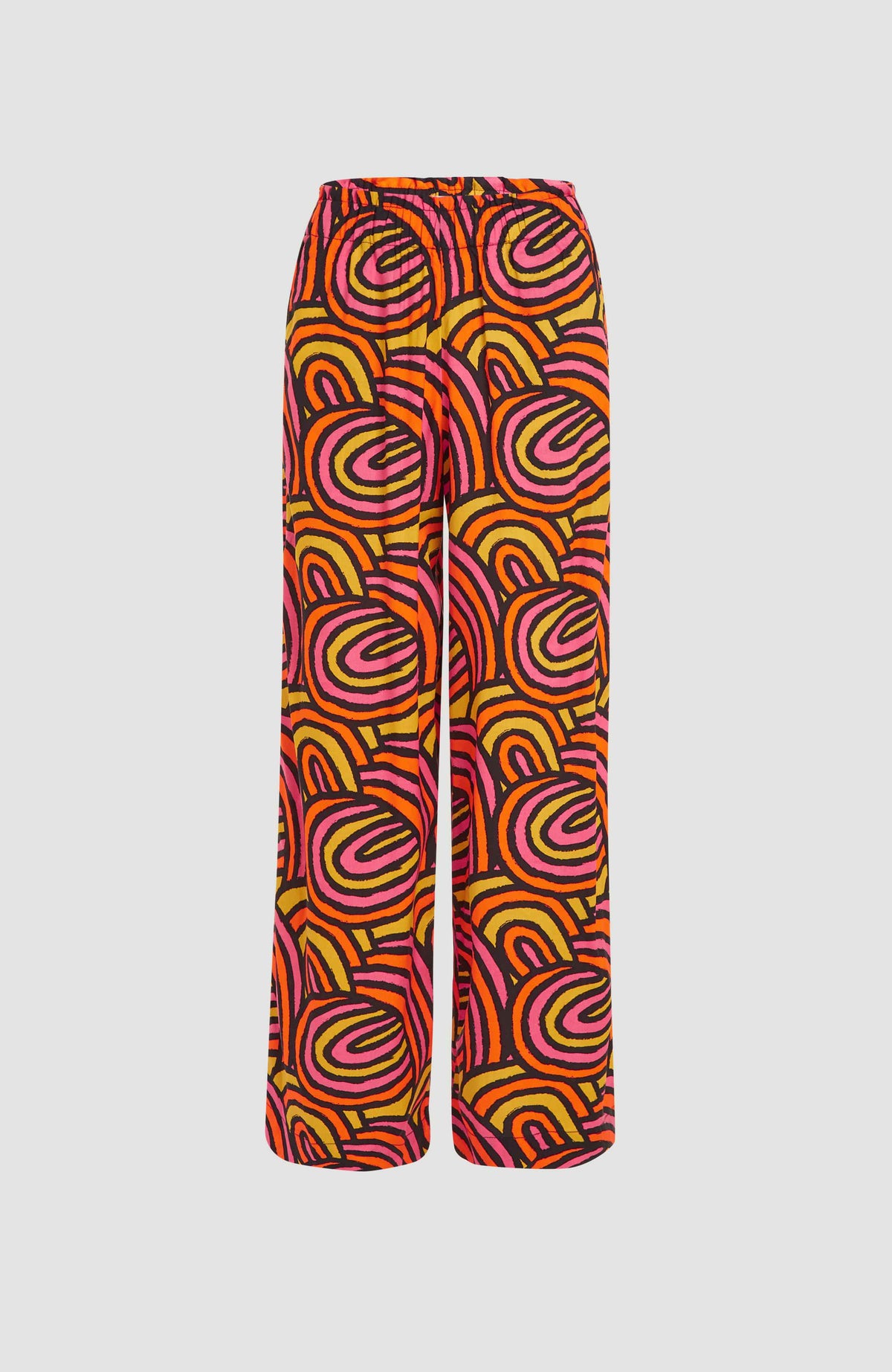 Malia Beach broek | Orange Rainbow Stripe