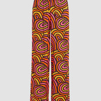 Malia Beach broek | Orange Rainbow Stripe