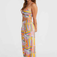 Farrah Women of the Wave Woven broek | Yellow Art Geo