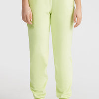 Velour joggingbroek | Lime Wash