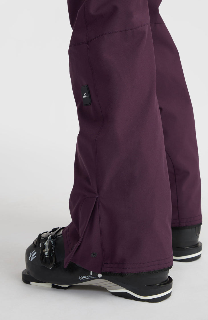 Star Slim Wintersportbroek | Aubergine