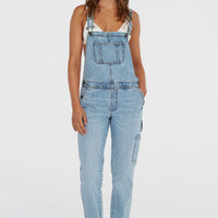 Essentials tuinbroek van keperstof | Denim Blue